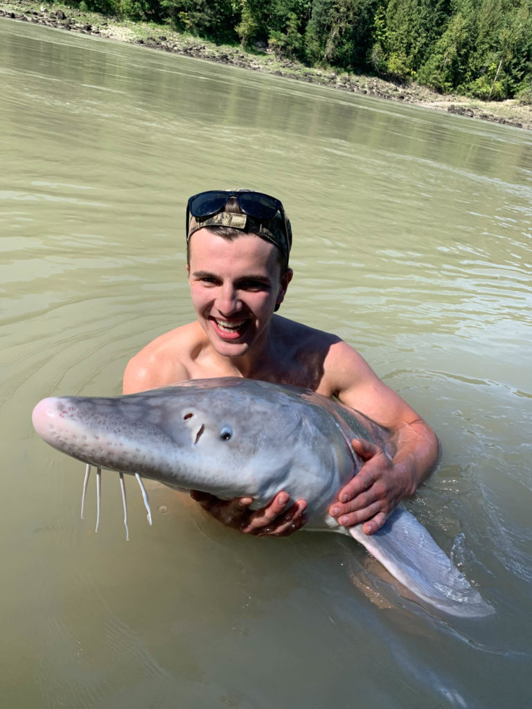 Sturgeon fishing BC